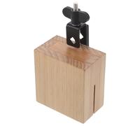 Toyvian Performance Cowbell Wooden Block for Drum Set Robust Solid Wood Instrument for Band Practice and Music Lessons