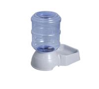 Toyvian Pet Automatic Water Dispenser Station Square Gravity Feed Pet Water Fountain Leak Durable Plastic Dust Drinking Fountain for Cats and Dogs