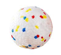 Toyvian Pet Chew for Puppies and Cats High Resilience Elastic Ball Bite Resistant Durable Interactive for Fetch and and Blue Small for Energy Release and Boredom Relief