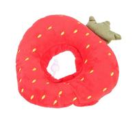 Toyvian Pet Collar for Cats with Strawberry Fruit Design, Breathable Soft Anti-licking Neck Circle, Surgery Cat Collar for Post-operative Protection