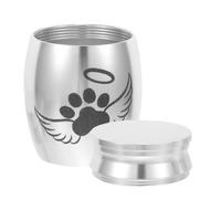 Toyvian Pet Cremation Urn Mini Metal Keepsake Urn for Dogs and Cats Ashes Memorial Small for Ashes with Secure Lid Portable Pet Urns for Ashes for Home Desk or Travel