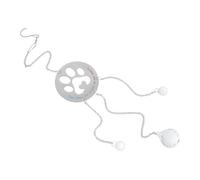 Toyvian Pet Memorial Ornament Stylish Dog Paw Keepsake Heartfelt Tribute for Dog Lovers Elegant Window Decor for Remembrance of Lost Pets