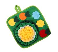 Toyvian Pet Snuffle Mat for Small Animals Interactive Sniffing Pad for Rabbits Guinea Pigs and Birds Comfortable Training Mat to Encourage Slow Eating and Prevent Obesity