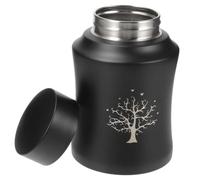 Toyvian PET Urn for Cat Ashes Stainless Steel Keepsake in Black | Easy to Carry, Smooth Surface, Safe Use, Gift for Those Who Have Lost a Beloved PET