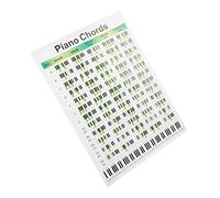 Toyvian Piano Chord Chart for Beginners Practice Guide Illustrated Diagrams Music Theory Poster for Pianists Learning Aid for Original