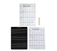 Toyvian Piano Keyboard Stickers Suitable for 54/61/88 Keys for Beginners Adhesive Pvc Notes Strip Easy to Remove for Electronic Organ and Piano Keyboard