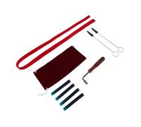 Toyvian Piano Tuning Wrench Precision Tuning Tools for Piano Ergonomic Tuners Spanner Adapter and Mute Kit for Music Instrument Repair
