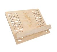 Toyvian Pine Reading Stand Music Sheet Rack Professional Music Score Holder Books Rest Rack for Home Office Study
