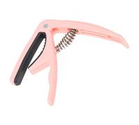 Toyvian Pink Guitar Capo Metal Abs Smooth Clamping Action Applies Right Pressure Evenly for Acoustic and Electric Guitars Suitable for Country and Folk Music