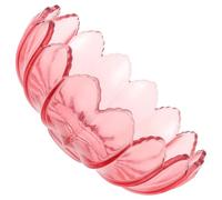 Toyvian Pink Pumpkin Glass Lampshade for Pendant Light, Frosted Decorative Lamp Cover in Scandinavian Japanese Style, Suitable for Living Room Over Small Tables, Eliminates Glare