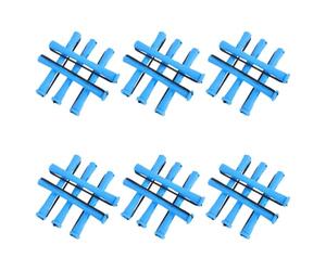 Toyvian Plastic Hair Curling Rods for Short Hair 30pcs Comfortable Design and Smooth Surface with Caps and Elastic Bands for Home and Travel Hairstyling