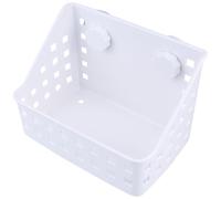 Toyvian Plastic Hay Feeder Rack with Suction Cup for Rabbits Guinea Pigs Hamsters - Hanging Small Animal Feeding Box Holder for Dry Grass Dispenser