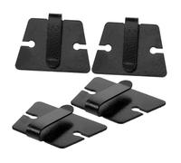 Toyvian Plastic Hook for Car Radio Car Radio Mount Universal Microphone Hanger Clips for Ic-2720H Ic-2820Htm241 Dr635 4Pcs for Secure Mic Storage