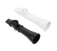 Toyvian Plastic Kazoos with Unique Resonance Principle for Beginners Musical Instrument 2pcs Easy to Learn Stylish Design, Suitable for Outdoor Activities and Travel for Music Lovers