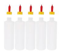 Toyvian Plastic Lamb Milk Bottles Large Capacity 5 Sets 400ml Safe and Portable Nursing Bottles for Feeding Young Livestock Suitable for Outdoor Use
