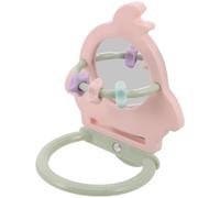 Toyvian Plastic Parrot Mirror Perch for Parakeets and Lovebirds Interactive Hanging Bird Cage Accessory Enhancing Cage Decor Supporting Multiple Bird Sizes