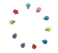 Toyvian Plastic Scissors Silencers Practical Noise Reducers 10pcs and Easy to Use Scissors Mute Silencers for Comfortable Cutting Random Color for Hairdressing and Pet Grooming