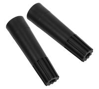 Toyvian Plastic Threaded Tip Repair Kit Easy to Install and Tightly Connected Extension Pole Adapter 2pcs for Broom and Mop Handles for Walls and Ceilings Cleaning