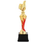 Toyvian Plastic Trophy: Winner Award With Thumb Up Sculpture Status For Sports Game Classroom Job Football Competition Celebrations Rewards