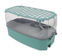 Toyvian Plastic Turtle Basking Loft Aquarium Tank with Lid, Escape Proof Design Combining Aquatic and Land Areas, Easy Maintenance Turtle Enclosure for City Apartments and Urban Homes