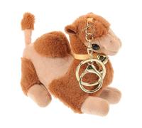 Toyvian Plush Camel Cute Stuffed Animal for Adorable Keychain Accessory for Backpacks Home Decor Companion