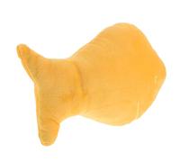Toyvian Plush Dinosaur Chicken Nugget Pillow Soft Stuffed Animal Cartoon Aquarium Fish Shape Cute Plush Doll for Relaxing and Napping Portable Lovely Cushion for Adults
