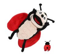 Toyvian Plush Ladybug Hand Puppet Adorable Cartoon Storytelling Puppet for Lightweight Portable Interactive Plush for Indoor Enhances Motor Skills Communication
