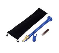 Toyvian Pocket Sax Mini Portable Saxophone Blue Woodwind Instrument with Carrying Bag for Music Lovers and Beginners Create Beautiful Sound Anywhere