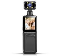 Toyvian Pocket Sports Camera, Mini Camcorder, Abs Black, Loop Recording, Intuitive Interface, for Outdoor Sports and Everyday Use