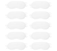 Toyvian Polyester Disposable Eye Masks 20pcs Breathable Sleep Covers for Take a Nap and Office Use