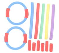 Toyvian Pool Diving Soft Sponge Swim Rings and Sticks for Aged Safe Underwater Swimming for Fun Summer Pool Games and Diving Practice Random Color