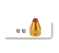 Toyvian Portable Aluminium Alloy Tuning Fork Base Holder Compatible with 8mm Tuning Fork Handle, Sturdy Golden Universal Feet Part Accessory for Yoga and Variety of Practices