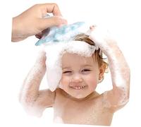 Toyvian Portable Bath Brush Back Rub Silicone Brush for Boys and Girls Massage Function