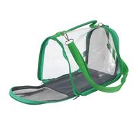 Toyvian Portable Bird Cage Travel Carrier Lightweight Plastic Small Bird Travel Cage with Stable Frame for Parakeet and Conure Suitable for Outdoor Adventures and Take-out