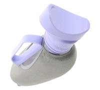 Toyvian Portable Care Splash Raised and Curved, Opening Urinal with 40oz Capacity Leakproof Spill-Proof Design, Ergonomic Female Bedside Elderly Women Travel