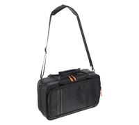 Toyvian Portable Clarinet Carrying Case Black Oxford Cloth Hard Shell with Two Reinforced Handles and Shoulder Strap, Dustproof and Stain-resistant Storage Bag for Wind Instrument
