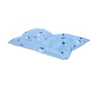 Toyvian Portable Cooling Mat for Dogs under 15kg, Lightweight Foldable Pvc Pet Cooling Mat for Travel and Outdoor Use, for Small Breeds and Puppies, 60x50cm Size