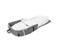 Toyvian Portable Crib Bag for Camping Foldable Travel Mattress Toddler Floor Bed Grey