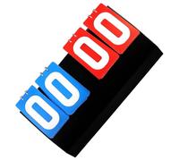 Toyvian Portable Flip Sports Scoreboard for Basketball Tennis Badminton Plastic Scorekeeper with Four- Display Indoor Outdoor Game Event Scoreboard