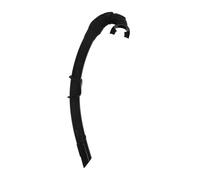 Toyvian Portable Foldable Swim Snorkel with Soft Liquid Silicone Mouthpiece Hydrodynamic Design for Lap Swimming Streamlined Performance with Efficient Purge Valve Compact Travel Case