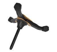 Toyvian Portable Foldable Tripod Stand for Flute and Clarinet Stable Metal Base Detachable Legs Accessory for Wind Instrument Musicians Vibrant Design