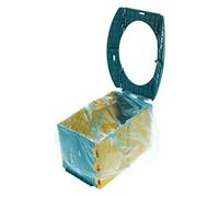 Toyvian Portable Folding Toilet Travel Potty Seat for Toddlers Lightweight and Compact for Camping and Outdoor Use Plastic Material