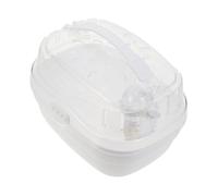 Toyvian Portable Hamster Carrier Cage White with Chinchilla House Small Animal Travel Cage Handheld Hamster Carrying Case for Outdoor Use