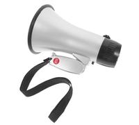 Toyvian Portable Megaphone Bullhorn for Cheering Loud Speaker with Recording for Sports Events Rallies and Emergency Announcements Batteries Not Included