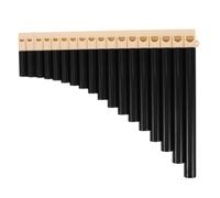 Toyvian Portable Pan Flute Wind Instrument for Beginners Learn Play Practice Music School Classroom Teaching Traditional Chinese Musical Instrument Kit