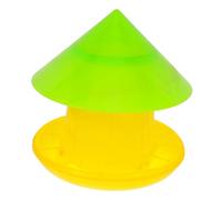 Toyvian Portable Poultry Food Feeder for Chickens Geese and Pigeons Durable Automatic Feeding Tool for Home Farm Use Easy to Clean and Reusable