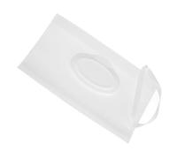 Toyvian Portable Refillable Baby Wipe Holder Travel Wipes Case with Flip Cover and Hand Strap Reusable Wet Tissue Dispenser for Stroller and Diaper Bag for-the-go Use