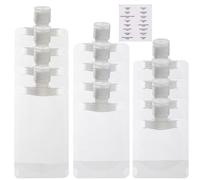 Toyvian Portable Refillable Travel Lotion Bottles Set 30ml 50ml 100ml with Flexible Pel Material for Easy Dispensing and Use without Wasting, for Airport Liquid Carry-on and Travel