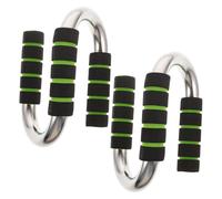 Toyvian Portable S Shaped Stands for Arm Strength Training Multipoint Gravity Grip Bars for Chest and Bodybuilding Home Gym Equipment for Men and Women Random Color