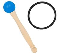 Toyvian Portable Singing Bowl Mallet Rubber Ring Crystal Bowl Striker Non-slip Handle Perfect for All Ages